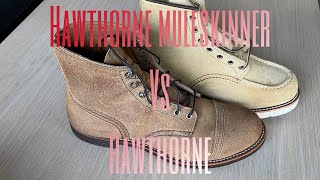 Red Wing Leather Comparison Hawthorne Abilene vs Hawthorne Muleskinner [upl. by Aciretahs317]