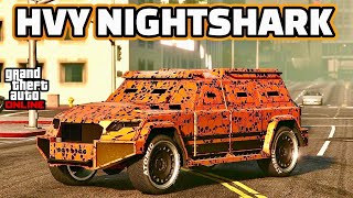 HVY NIGHTSHARK ARMORED VEHICLE CUSTOMIZATION  GTA ONLINE [upl. by Muller96]