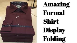 How to fold a shirt  formal shirt folding  shirt folding tricks  shirt folding hacks [upl. by Aroved]