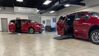 Honda Odyssey vs Toyota Sienna Wheelchair Van  Exterior Walk Around [upl. by Anaerda]