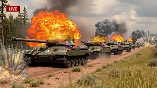 just happened 2300 armored tanks carrying Russian troops were destroyed by Ukraine [upl. by Humo87]