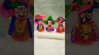 Bolo Jai Jagannath ji ki  DIY Clay Art yt diy shorts viral trending [upl. by Uball]