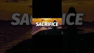 Elton John  No Sacrifice Karaoke shorts music [upl. by Lorre]