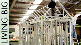 Steel Framing With FRAMECAD Erecting the Frame [upl. by Oicirbaf]