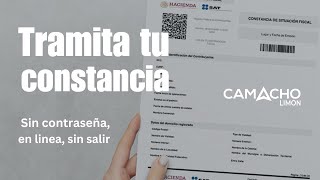 Como sacar mi constancia de situacion fiscal sin contraseña por primera vez en SAT ID desde celular [upl. by Eloccin]