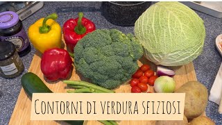 ✨🥬🧅CONTORNI DI VERDURA SFIZIOSI🍅🥦Batch Cooking settimanale✨🌿 [upl. by Iona]