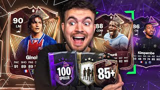 OMGGGG ICH ZIEHE ALLE NEUEN amp AUFGESPARTEN PACKS 🔥😱 3x HERO 3x ICON 100x SPIELER PACK 85 [upl. by Willett960]