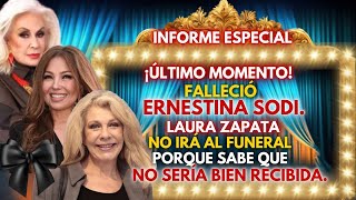 INFORME ESPECIAL ERNESTINA SODI Y UN TRISTE FINAL FALLECIO A LOS 64 AÑOSLA FAMILIA DESTROZAD∆ [upl. by Norrek]