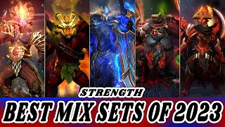 DOTA2 BEST MIXED SETS OF HISTORY and ARCANAS 2023  Strength [upl. by Ennirac]