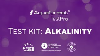 Aquaforest TestPro Alkalinity test kit [upl. by Decrem]