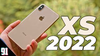 iPhone XS in 2022  worth it Review [upl. by Eneri]