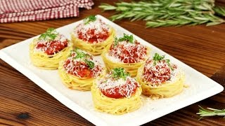 Spaghetti Fleischbällchen Muffins [upl. by Tanberg]