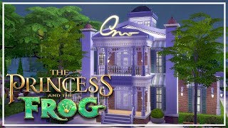 TIANAS PALACE  The Sims 4 Princess amp The Frog Speed Build [upl. by Eseerahs]