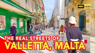 THE REAL STREETS OF VALLETTA MALTA [upl. by Larred]