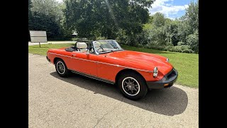 1978 S MGB Roadster 18 [upl. by Lenuahs]