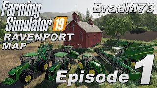 Farming Simulator 19 Lets Play  USA Map  Episode 1  How to get started [upl. by Decato]