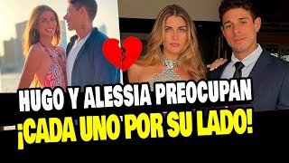 HUGO GARCIA Y ALESSIA ROVEGNO DISTANCIADOS Y CADA UNO POR SU LADO [upl. by Vizza]