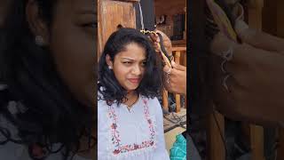 Hows it  Tried hair brading for the first time in Baga beach Goa ⛱️ goa shorts youtubeshorts [upl. by Regor]