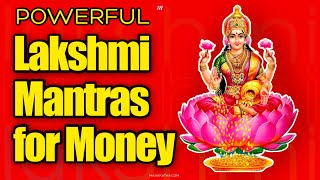 Powerful Lakshmi Mantra For Money and Prosperity 3 Mantras [upl. by Airebma]