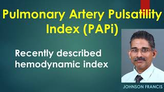 Pulmonary Artery Pulsatility Index [upl. by Mord]