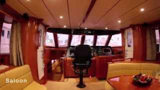 Walkthru Tour of Nordhavn 56 Motorsailer quotKindred Spiritsquot [upl. by Nylknarf]