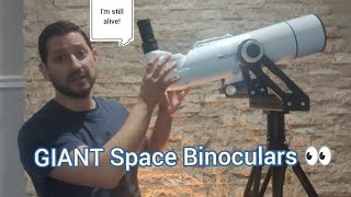 Orion GiantView BT100 Binocular Telescope Overview  Theyre HUGE [upl. by Aenert]