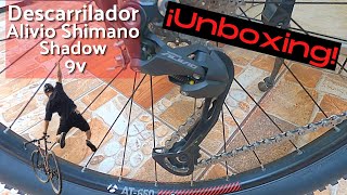 🔧DESCARRILADOR SHIMANO ALIVIO SHADOW 9V UNBOXING😲 [upl. by Haikan]