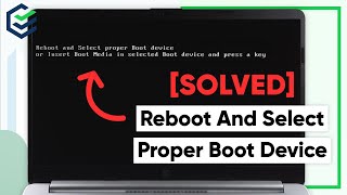 SOLVED How to Fix Reboot And Select Proper Boot Device or Insert Boot Media  Windows 1011  2023 [upl. by Anaehs]