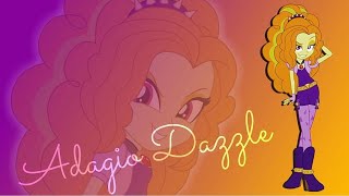 Adagio Dazzle  My Little Pony intro [upl. by Sedicla]