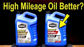 Is “High Mileage” Motor Oil Safe Let’s find out Mobil 1 vs Mobil 1 High Mileage SuperTech vs STHM [upl. by Walworth]