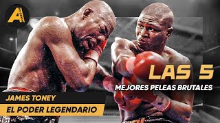 Las Mejores Peleas de James Toney Contra Leyendas como Holyfield Jirov y Más [upl. by Retha]