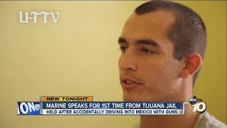 Marine speaks for first time from Tijuana jail [upl. by Olnek648]