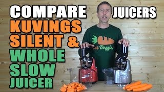 Comparison Kuvings Whole Slow Juicer B6000S amp Kuvings Silent Juicer SC [upl. by Dareen665]