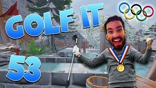 Winter Olympics FOR REAL THIS TIME Golf It 53 [upl. by Rolf]