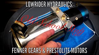 Lowrider Hydraulics Fenner Gears amp Prestolite Motors [upl. by Sefton]