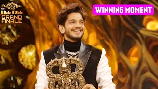 Munawar Faruqui WINNING Moments  Becomes Bigg Boss 17 Winner Beats Abhishek Kumar  BB17 Finale [upl. by Changaris990]