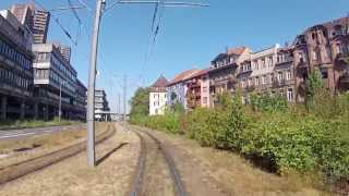 Linie 13 Mit der rnvStraßenbahn durch die Weinberge Linie 4 [upl. by Ttej78]