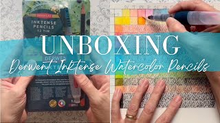 Unboxing and Swatching Derwent Inktense Watercolor Pencils [upl. by Brigit]