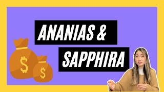 Ananias amp Sapphira Kids Bible Story [upl. by Javed]