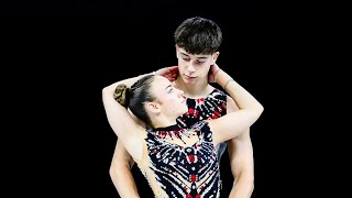 1st FIG Aerobic Junior World Championships 2024  Pareja Junior  Paula Alapont amp Andreu Gollart [upl. by Eelnayr]