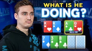 Is This The WORST Nit Roll Ever  Poker Hand Review  888poker [upl. by Crissie91]