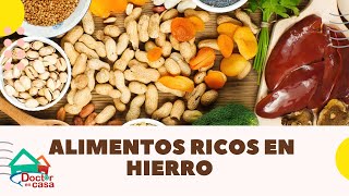 Alimentos naturales ricos en hierro [upl. by Iruam]