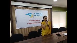 Talk On Diabetic Retinopathy By Dr Shrutika Kankariya  Asian Eye Hospital Pune [upl. by Ahsenhoj]