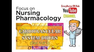 PHARMA Drugs Affecting the Cardiovascular System Part 2 of 4 [upl. by Thaine]