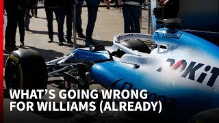 F1 testing 2019 Whats going wrong for troubled Williams [upl. by Ygiaf]