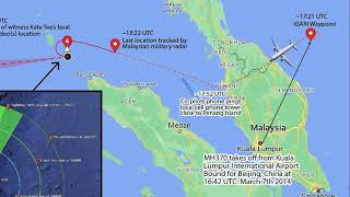 MH370 Flightpath [upl. by Innavoig271]