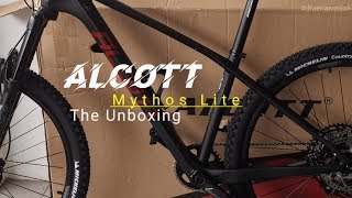 Mountain Bike Unboxing  ALCOTT Mythos Lite [upl. by Halfdan959]