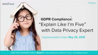 GDPR Compliance “Explain Like I’m Five” with Data Privacy Expert [upl. by Moss360]