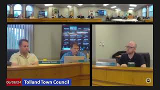 Tolland Town Council  June 6 2024 [upl. by Onaled199]