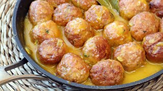 ALBÓNDIGAS EN SALSA DE AZAFRAN [upl. by Rhodie]